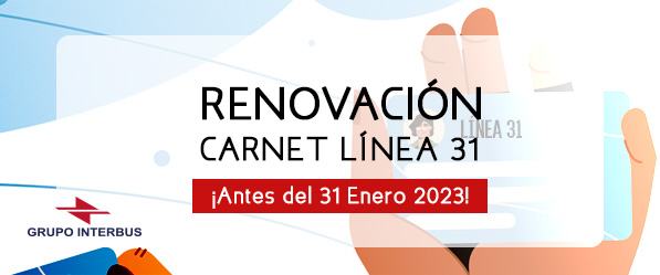 Renovación Carnet Línea 31
