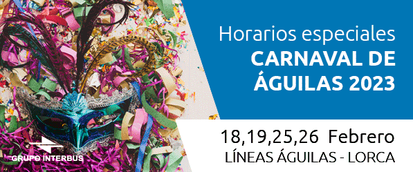 Horarios especiales Carnaval 2023
