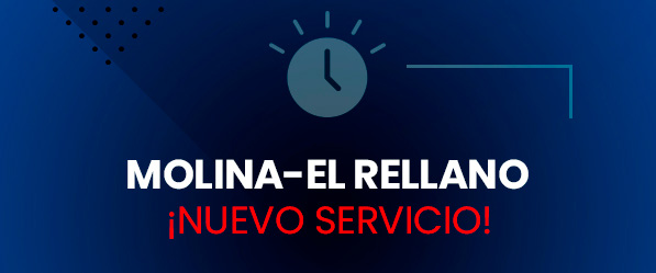 Nuevo servicio Molina – El Rellano