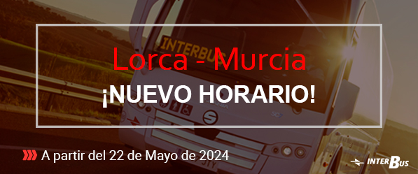 Nuevos horarios Lorca – Murcia