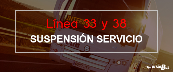 Suspensión temporal del servicio