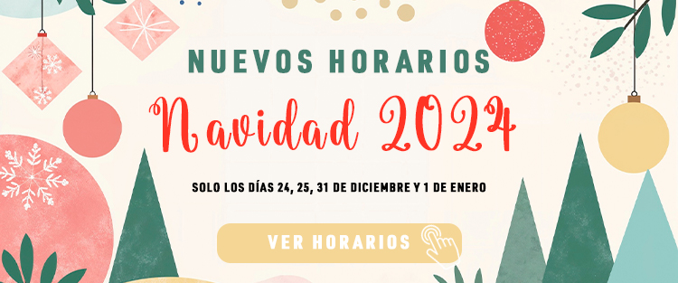 Nuevos horarios Navidad 2024