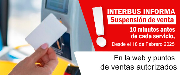 Cierre ventas 10 minutos antes salida