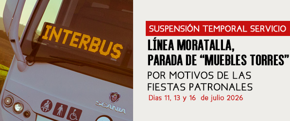 Supensión parada «Muebles Torres» Supensión parada «Muebles Torres»